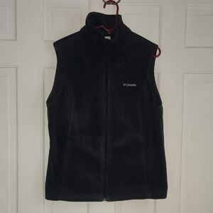 Columbia Midnight Black Fleece Vest